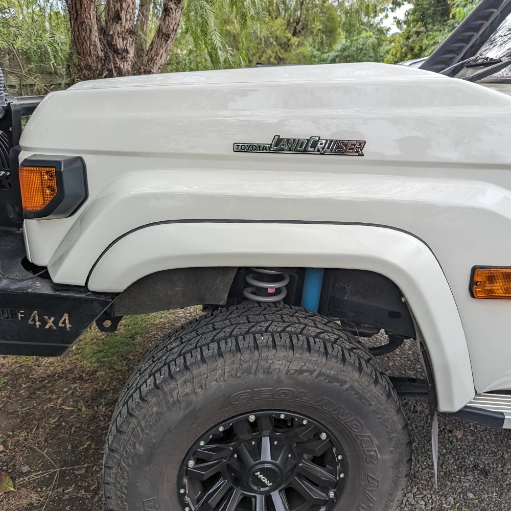 Factory Style Flares Suitable for Toyota 70 Series Landcruiser Troop Carrier Troopy VDJ78 Series 2007 on & 2023+ Models