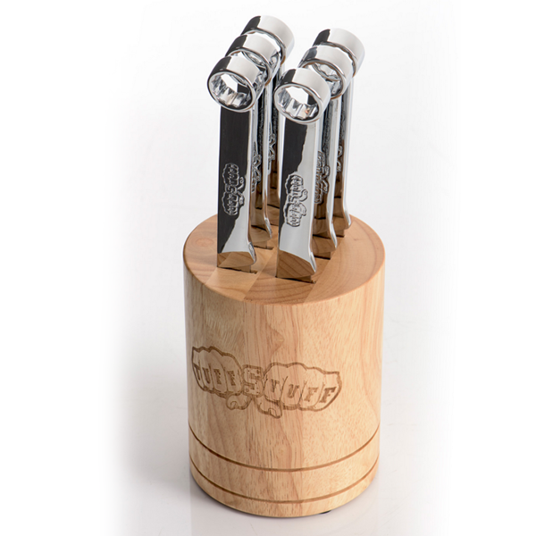 6pc Wrench Handle Steak Knife Set