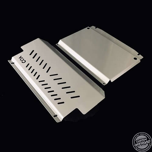 2 Piece Kit Front and Sump Plate Suitable for Mitsubishi Pajero NM to NX