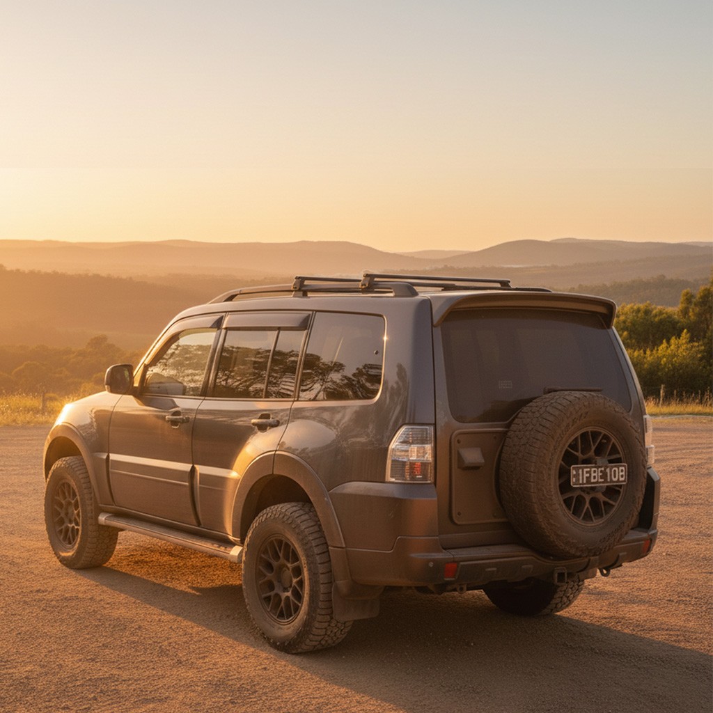 Universal 4WD & Caravan Rear License Plate Relocation Bracket