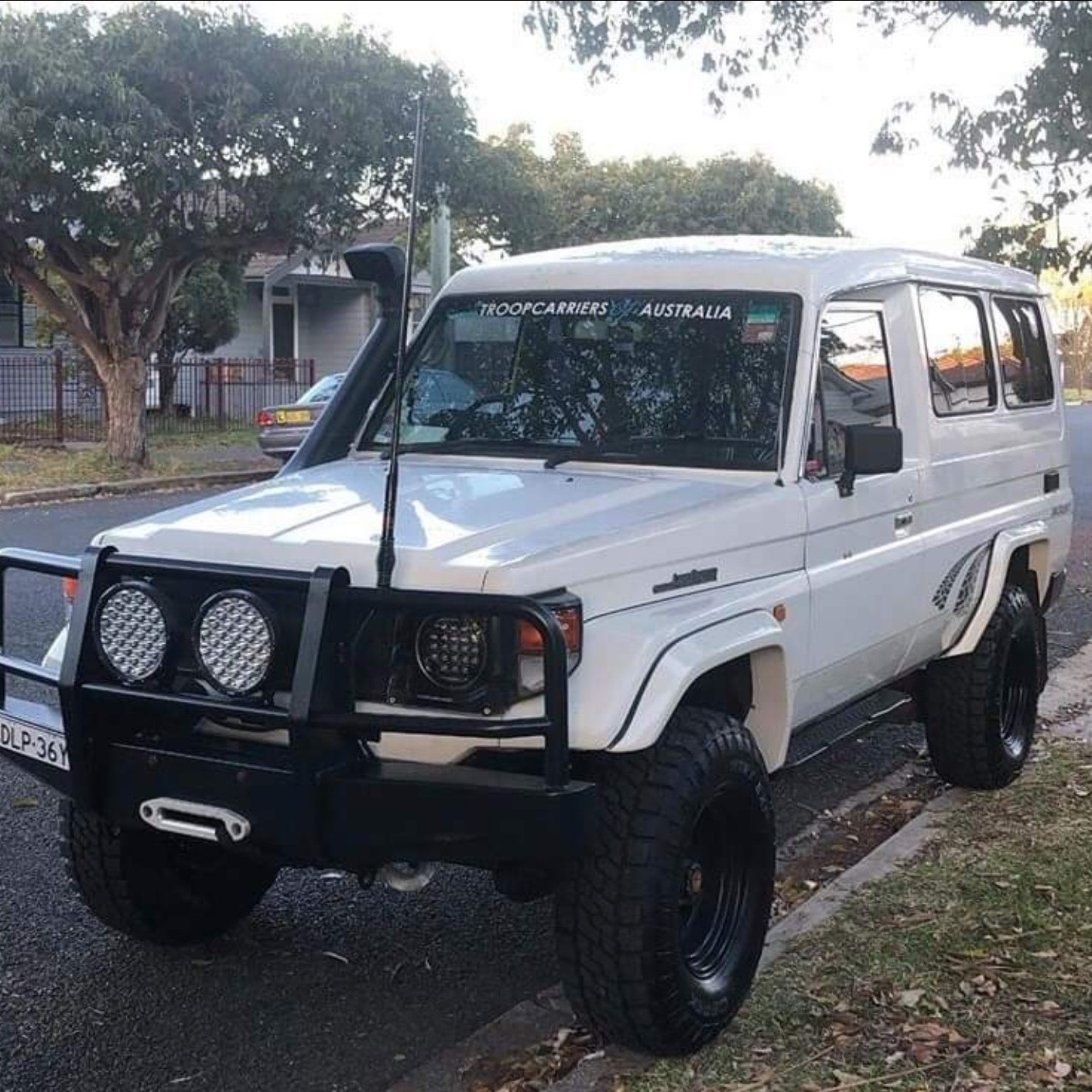 Factory Style Flares Suitable for Toyota Landcruiser 75 / 78 Troopcarrier (Pre-VDJ Model) Pre-2007