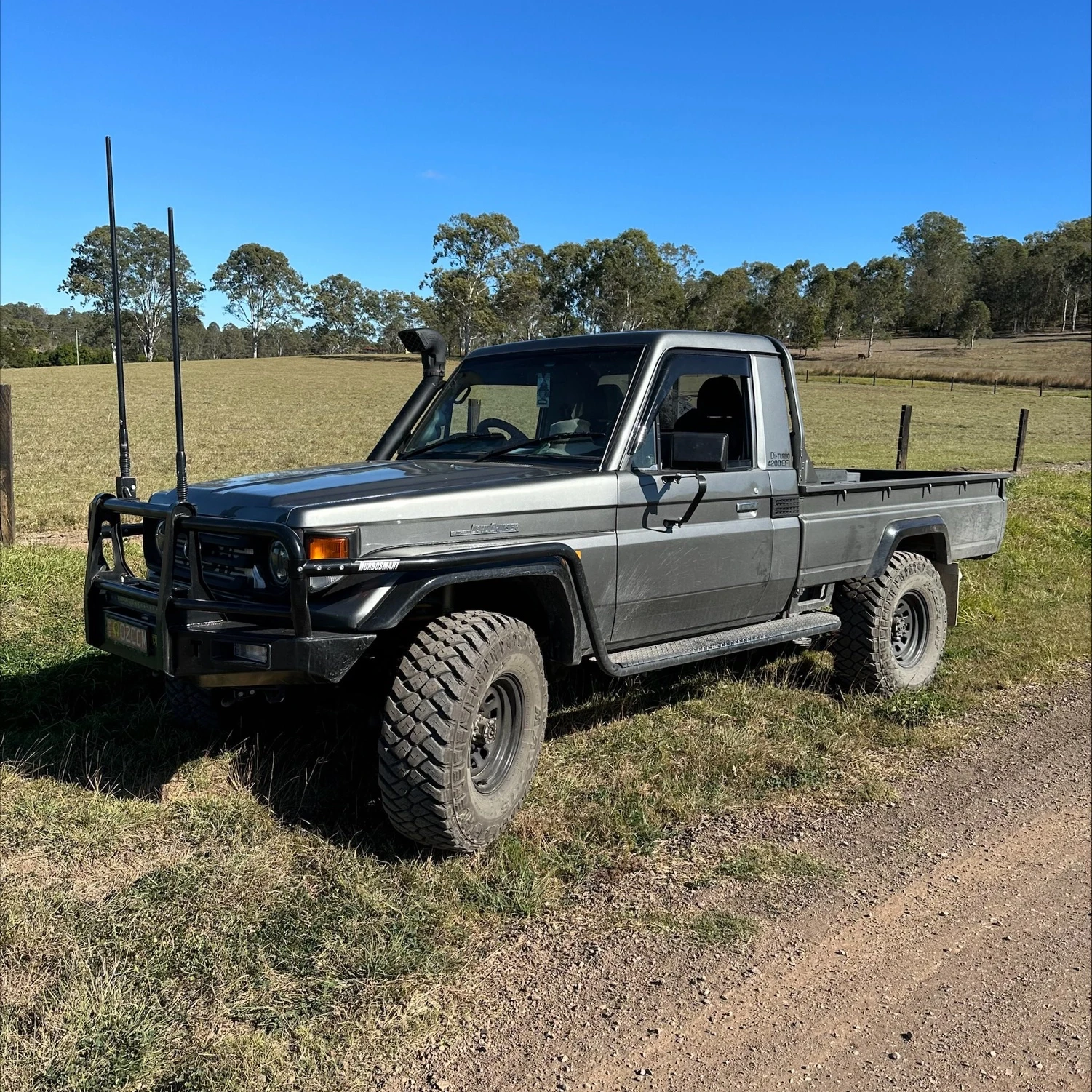 Factory Style Flares Suitable for Toyota Landcruiser 75 / 79 Series Styleside Ute Pre VDJ Pre 2007