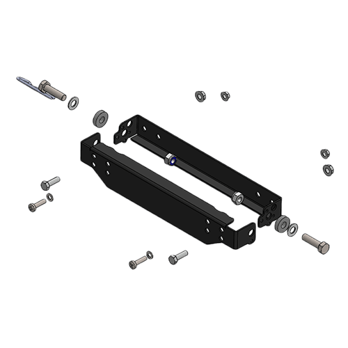 RAD No Loop Bullbar Suitable for Isuzu D-Max 2017-2020