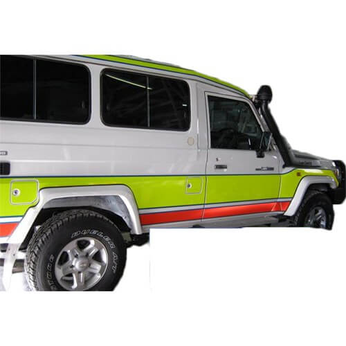 Factory Style Flares Suitable for Toyota 70 Series Landcruiser Troopcarrier VDJ78 Series