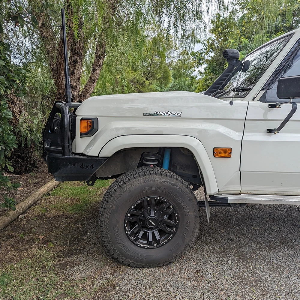 Factory Style Flares Suitable for Toyota 70 Series Landcruiser Troop Carrier Troopy GDJ78 / VDJ78 Series 2007 on & 2023+ Models