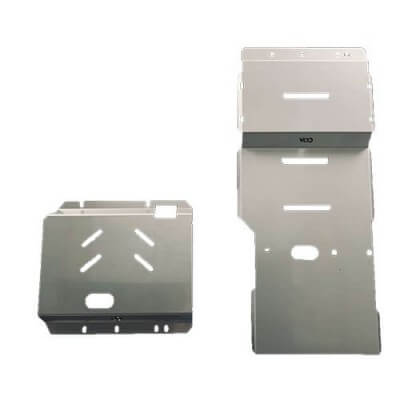 3 Piece Kit Front, Diff/ Sump &amp; Transmission Bash Plates Suitable for Ford Ranger PX MK1, MK2, &amp; MK3