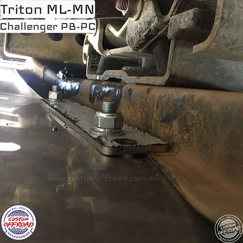 3 Piece Kit Front, Diff/Sump and Transmission Bash Plates Suitable for Mitsubishi Challenger PB/ PC