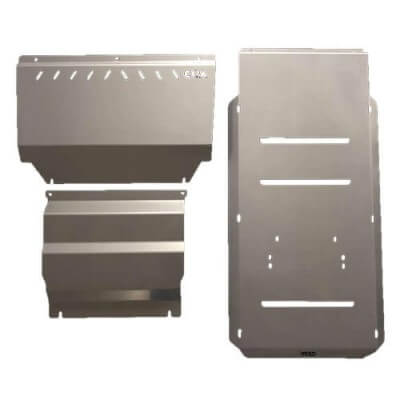 3 Piece Kit Front, Diff/Sump and Transmission Bash Plates Suitable for Mitsubishi Challenger PB/ PC