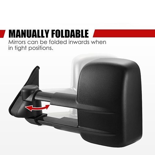 Extendable Towing Mirrors Suitable for Nissan GU Patrol Y61 1997-2016