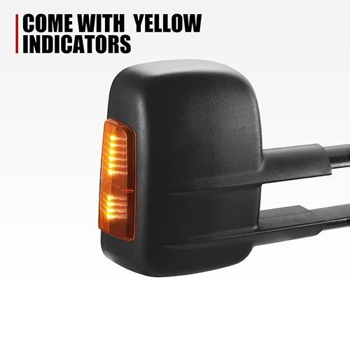 Extendable Towing Mirrors Suitable for Toyota Hilux 2005-2015