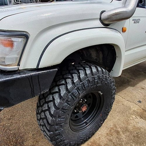 Factory Style Flares Suitable for Toyota Hilux 1998-2005 Dual Cab Front & Rear