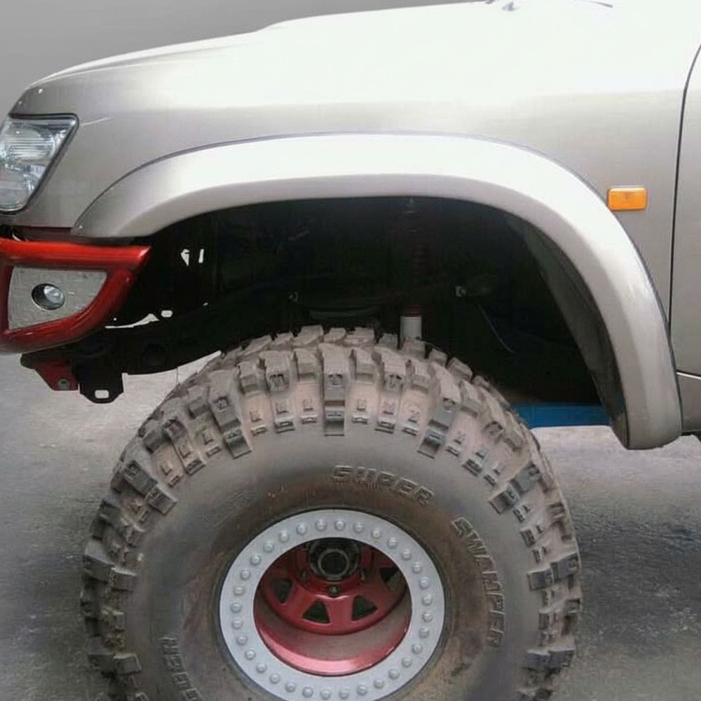 Factory Style Flares Suitable For Nissan GU Patrol Series 1-7 97-On Extended Comp Truck Front Flares Only