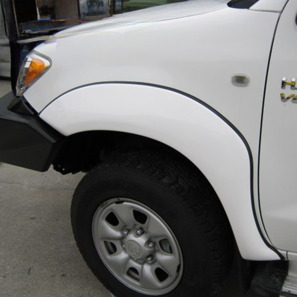 Factory Style Flares Suitable for Toyota Hilux 05 - 11 with Bullbar Front Only