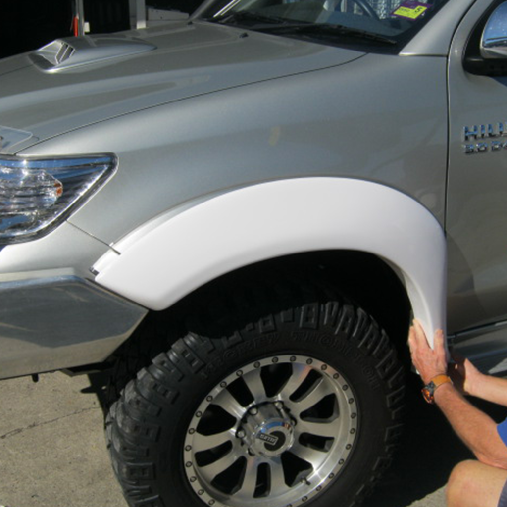 Factory Style Flares Suitable for Toyota Hilux 11-15 Front Only Extended