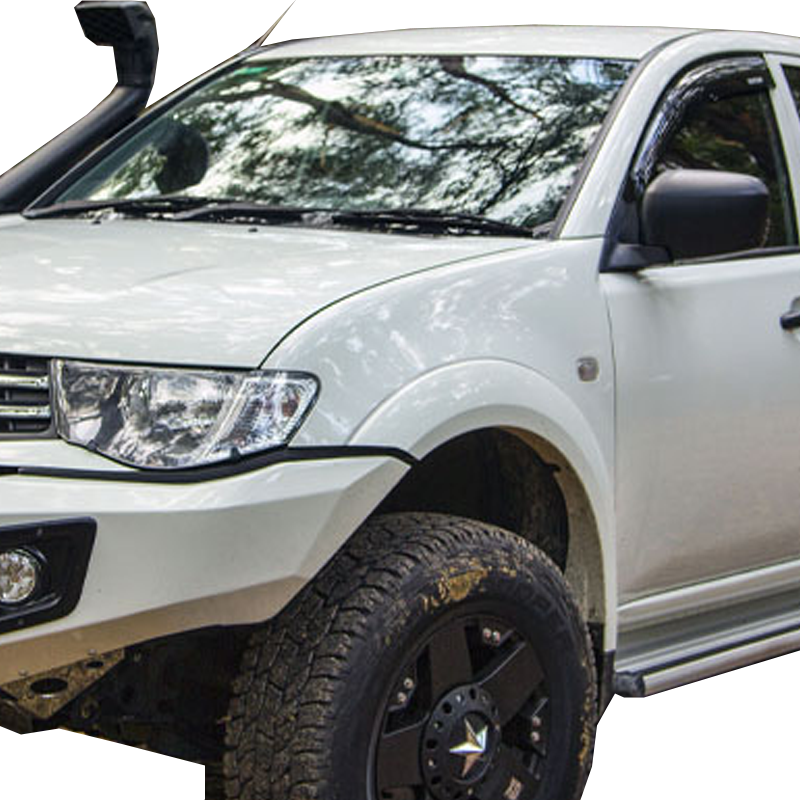 Factory Style Flares Suitable for Mitsubishi Triton ML/MN July '06-On Front Only with BullBar
