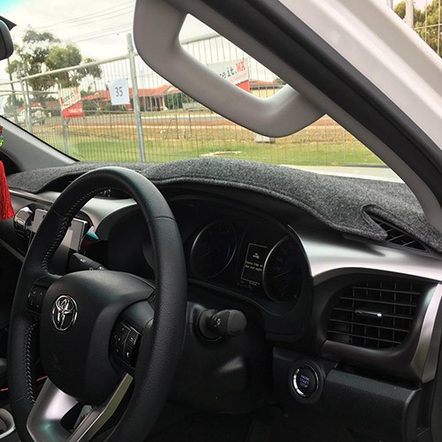 Sungrabba Dash Mat Suits Toyota Landcruiser 76 Series Five Door Wagon 2007-2008 Dash Gauge Not New Model