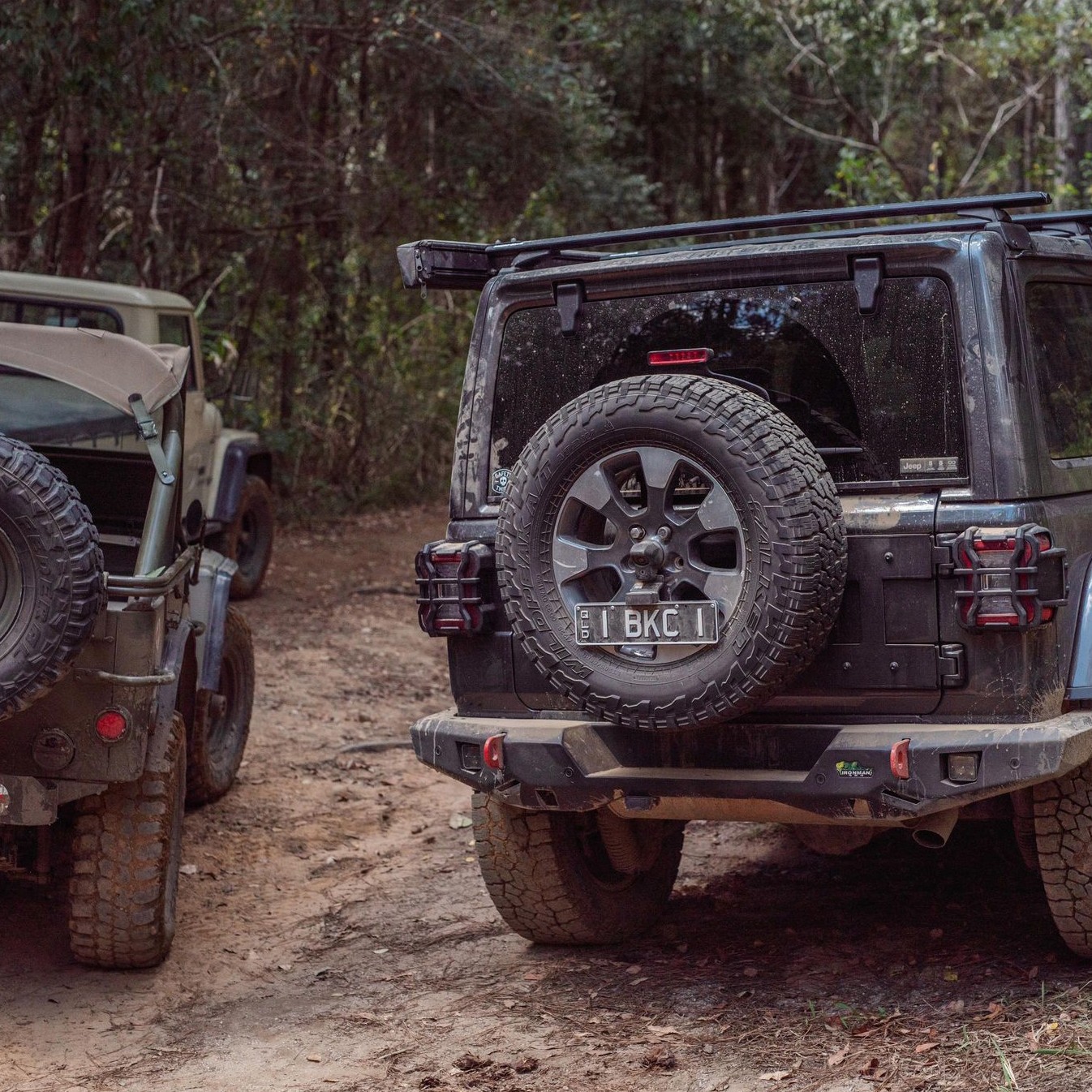 Rear Number Plate Relocation Bracket Suitable For 2018+ Jeep Wrangler JL & JLU