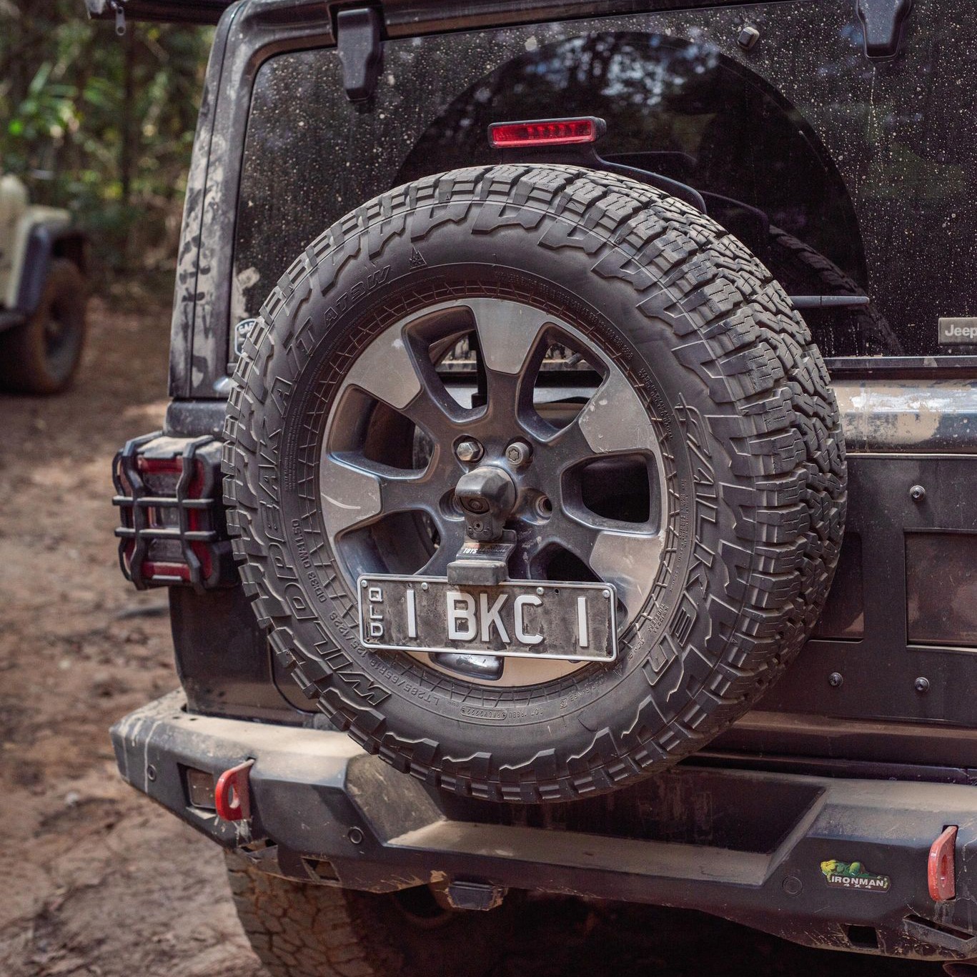 Rear Number Plate Relocation Bracket Suitable For 2018+ Jeep Wrangler JL & JLU