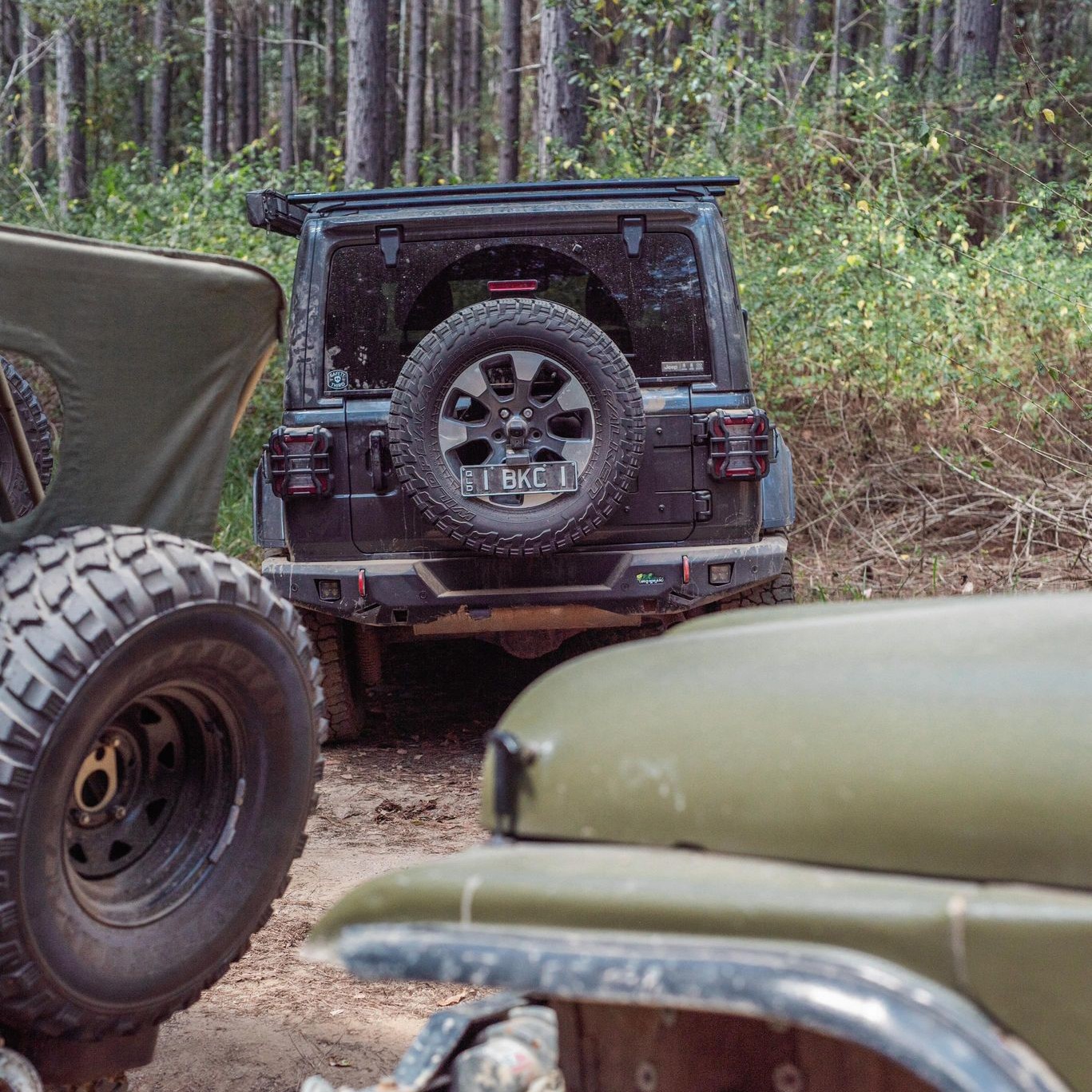 Rear Number Plate Relocation Bracket Suitable For 2018+ Jeep Wrangler JL & JLU