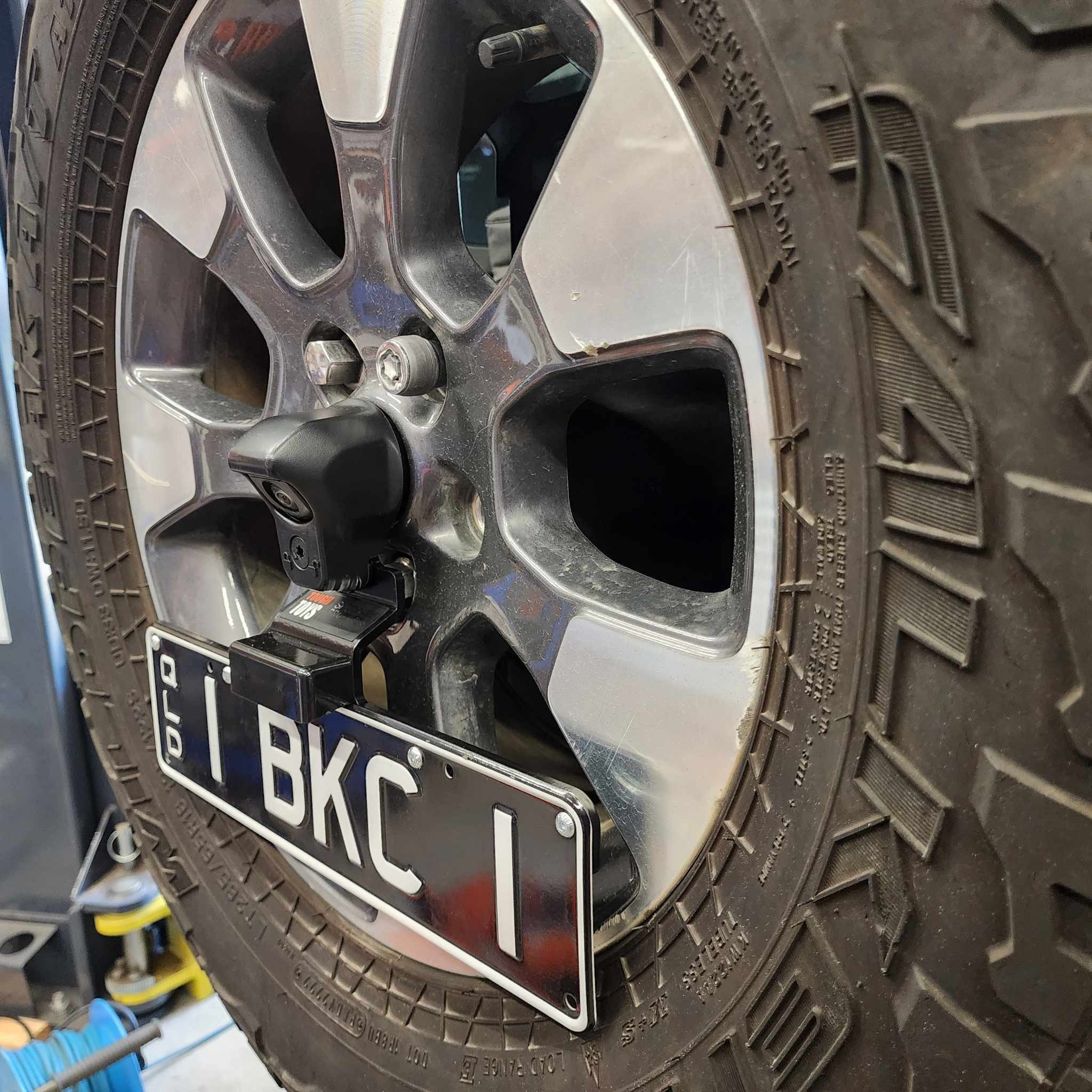 Rear Number Plate Relocation Bracket Suitable For 2018+ Jeep Wrangler JL & JLU