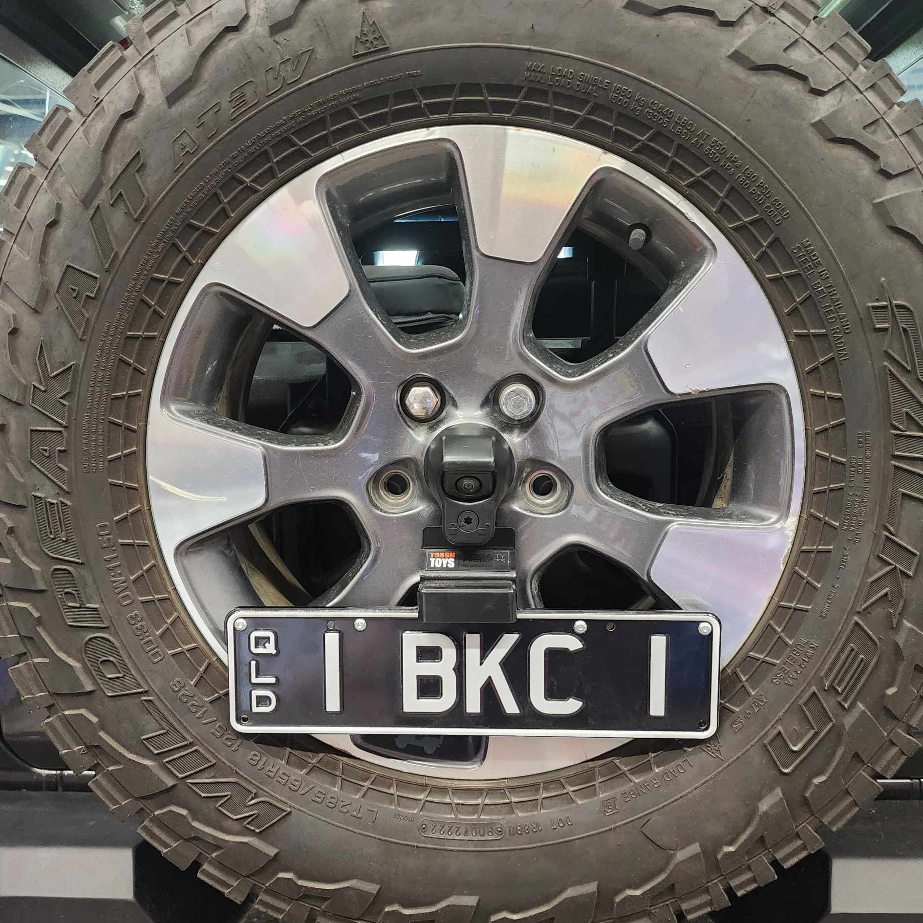 Rear Number Plate Relocation Bracket Suitable For 2018+ Jeep Wrangler JL & JLU