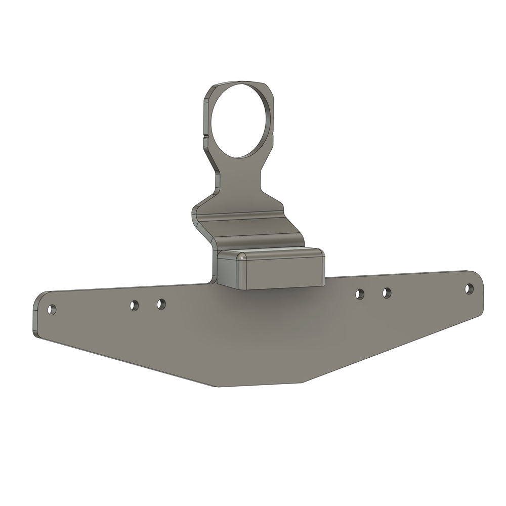 Rear Number Plate Relocation Bracket Suitable For 2018+ Jeep Wrangler JL & JLU