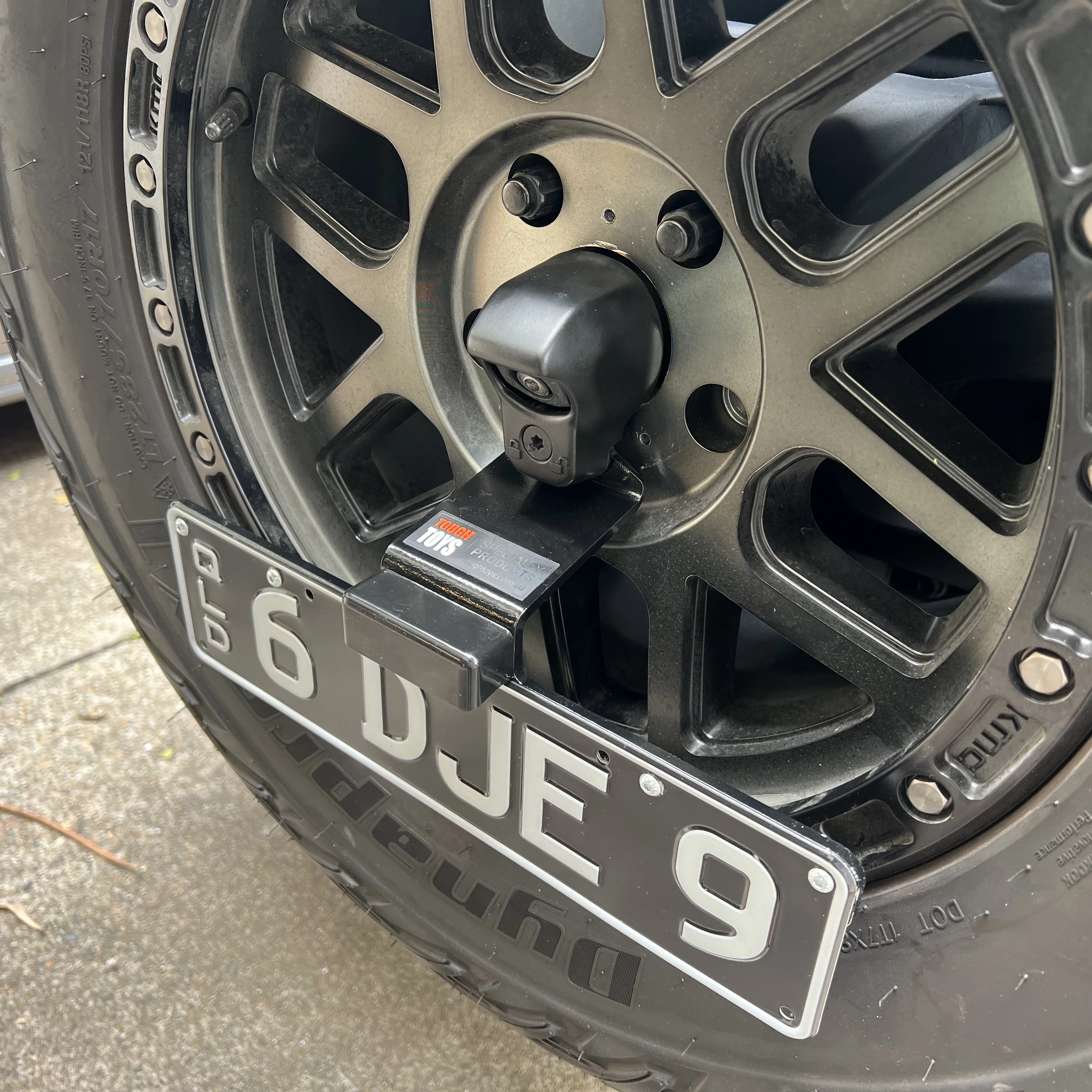 Rear Number Plate Relocation Bracket Suitable For 2018+ Jeep Wrangler JL & JLU