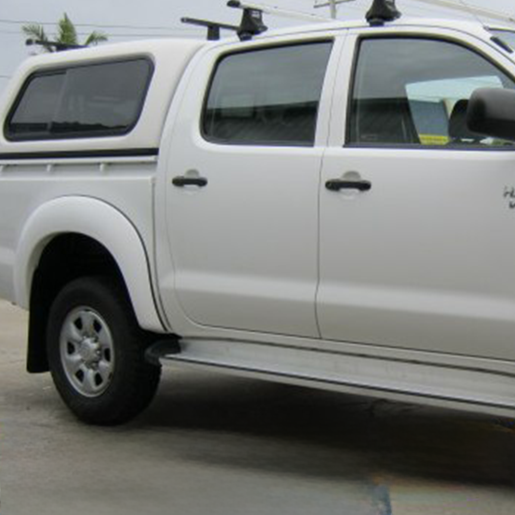 Factory Style Flares Suitable for Toyota Hilux 05-11 Dual Cab with Bumper (set of 4)