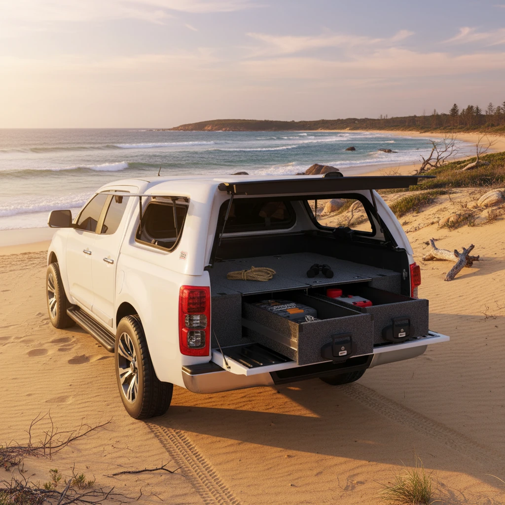 Drawer System Suitable For Holden Colorado RG Dual Cab 08/2012-12/2020