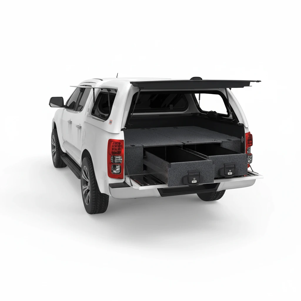 Drawer System Suitable For Holden Colorado RG Dual Cab 08/2012-12/2020