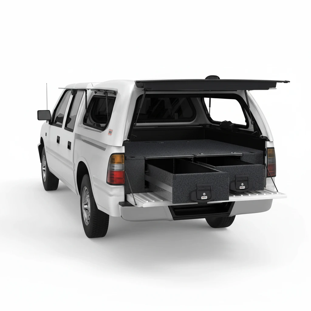 Drawer System Suitable For Holden Rodeo Dual Cab 01/1988-11/2002