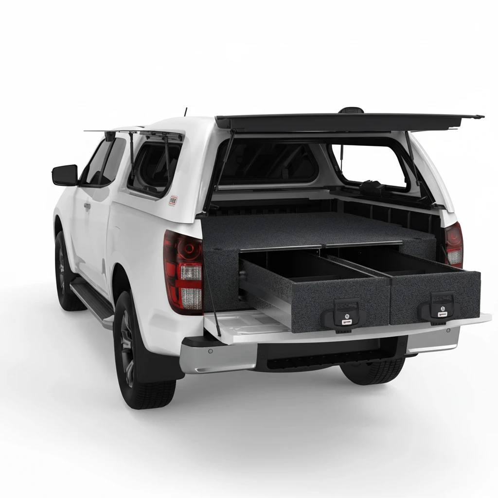 Drawer System Suitable For Mazda BT-50 Freestyle Cab/Extra Cab 10/2020-Current