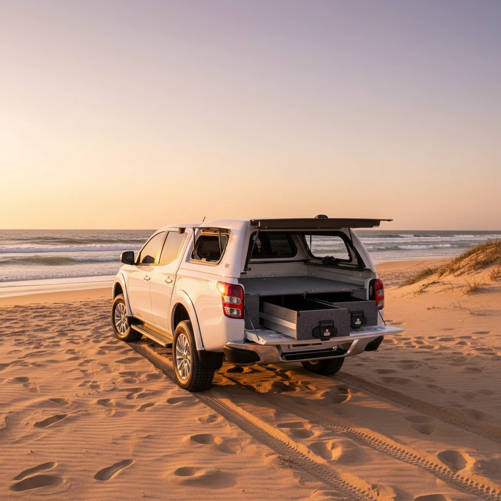 Drawer System Suitable For Mitsubishi Triton MQ Dual Cab 03/2015-12/2018