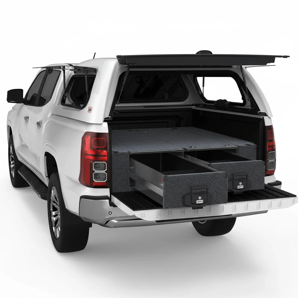 Drawer System Suitable For Mitsubishi Triton MV Dual Cab 01/2024-Current