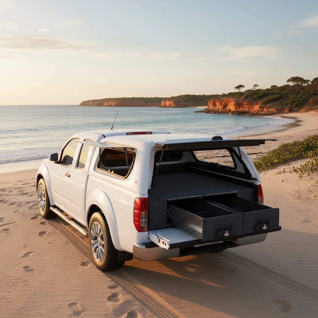 Drawer System Suitable For Nissan Navara D40 RX King/Extra Cab 11/2005-03/2015