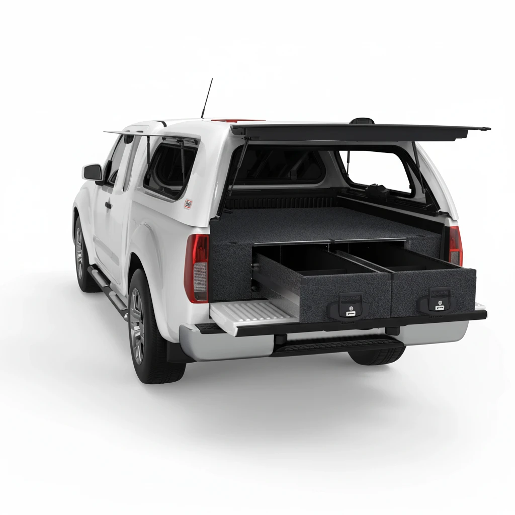 Drawer System Suitable For Nissan Navara D40 RX King/Extra Cab 11/2005-03/2015