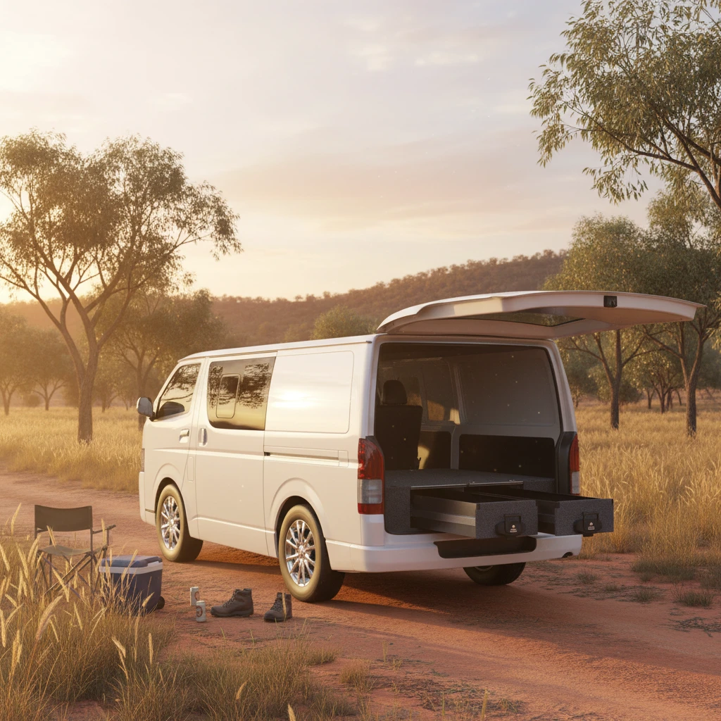 Drawer System Suitable For Toyota Hiace Van 01/2005-04/2019