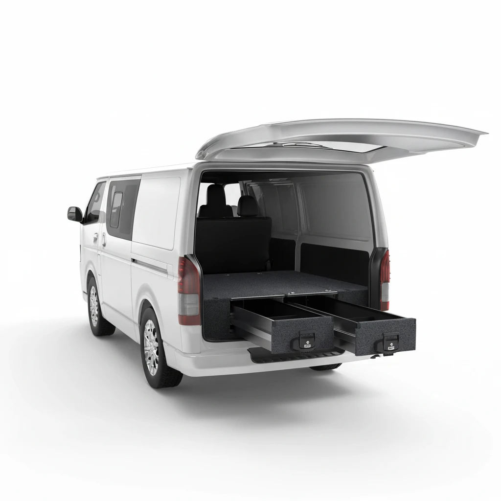 Drawer System Suitable For Toyota Hiace Van 01/2005-04/2019
