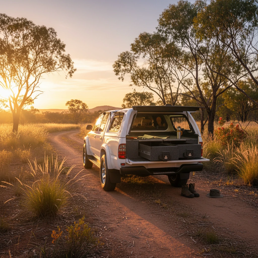 Drawer System Suitable For Toyota Hilux Dual Cab SR5 A Deck 11/1997-02/2005