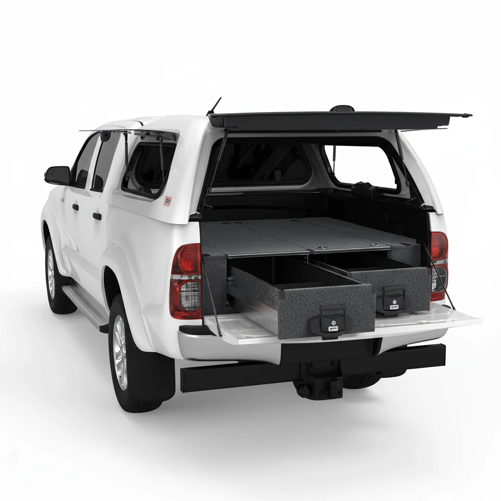 Drawer System Suitable For Toyota Hilux Dual Cab SR5 A Deck 03/2005-09/2015
