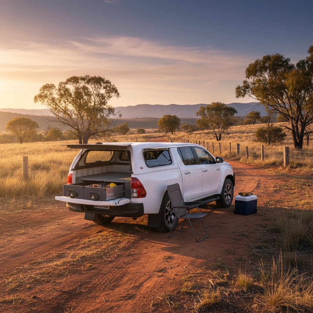 Drawer System Suitable For Toyota Hilux Dual Cab SR5 A Deck 10/2015-08/2021