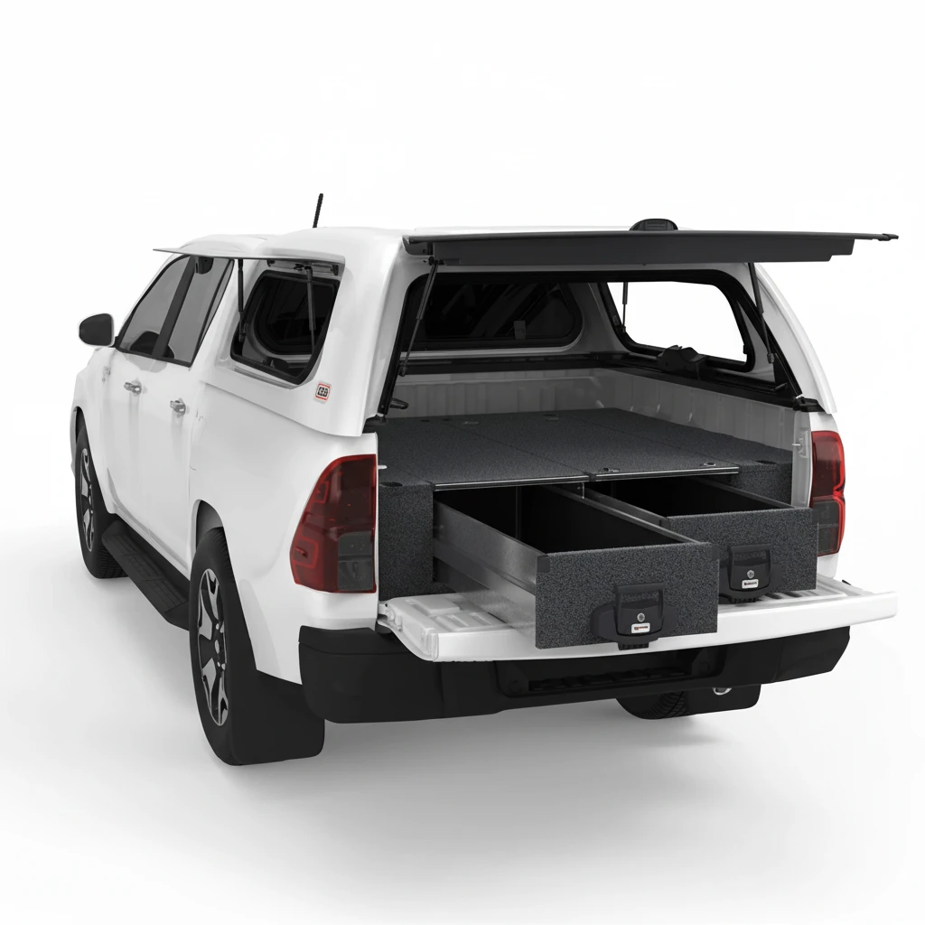 Drawer System Suitable For Toyota Hilux Dual Cab SR5 J Deck 09/2021-Current