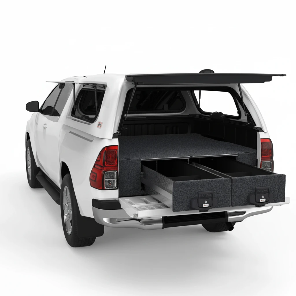 Drawer System Suitable For Toyota Hilux Extra Cab SR5 A Deck 03/2005-09/2015