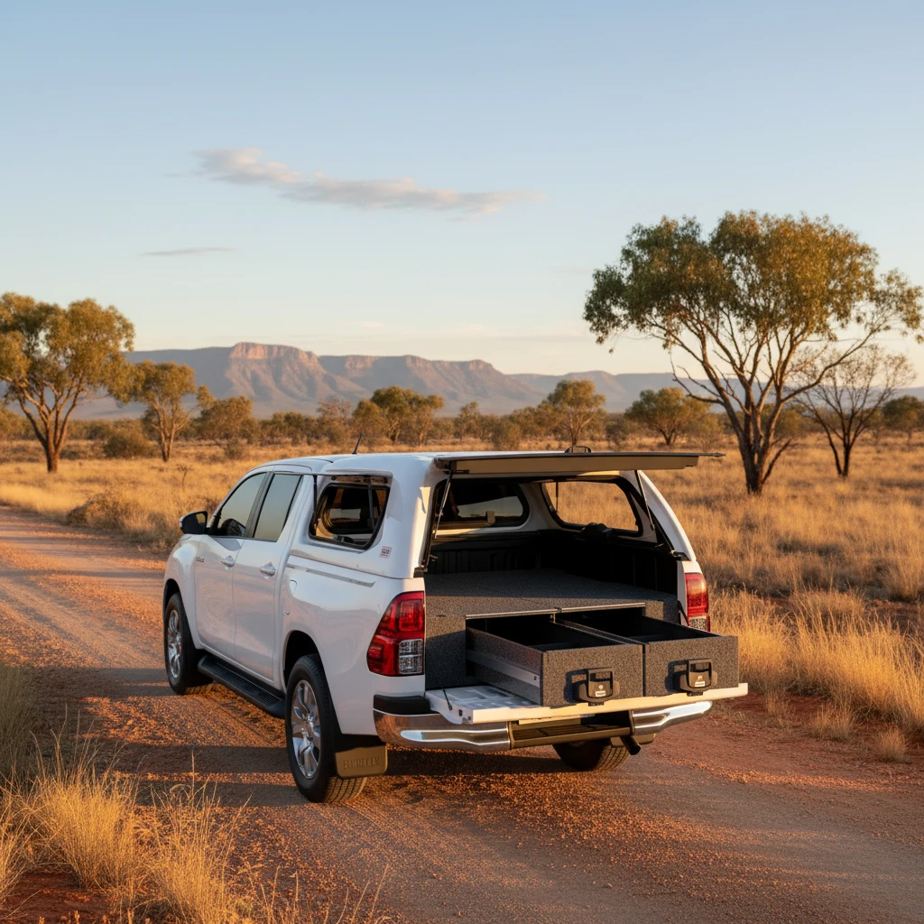 Drawer System Suitable For Toyota Hilux Extra Cab SR5 A Deck 09/2021-Current