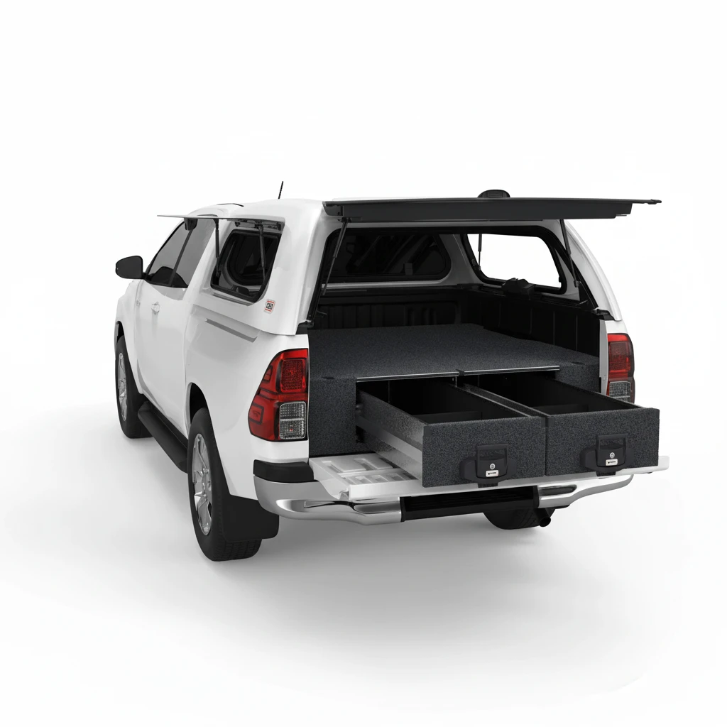 Drawer System Suitable For Toyota Hilux Extra Cab SR5 A Deck 09/2021-Current