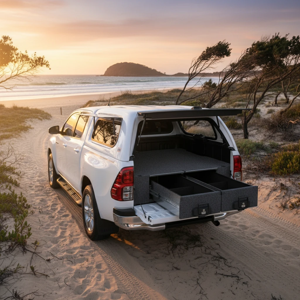 Drawer System Suitable For Toyota Hilux Extra Cab SR5 J Deck 03/2005-09/2015