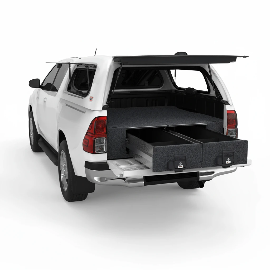 Drawer System Suitable For Toyota Hilux Extra Cab SR5 J Deck 20/2015-08/2021