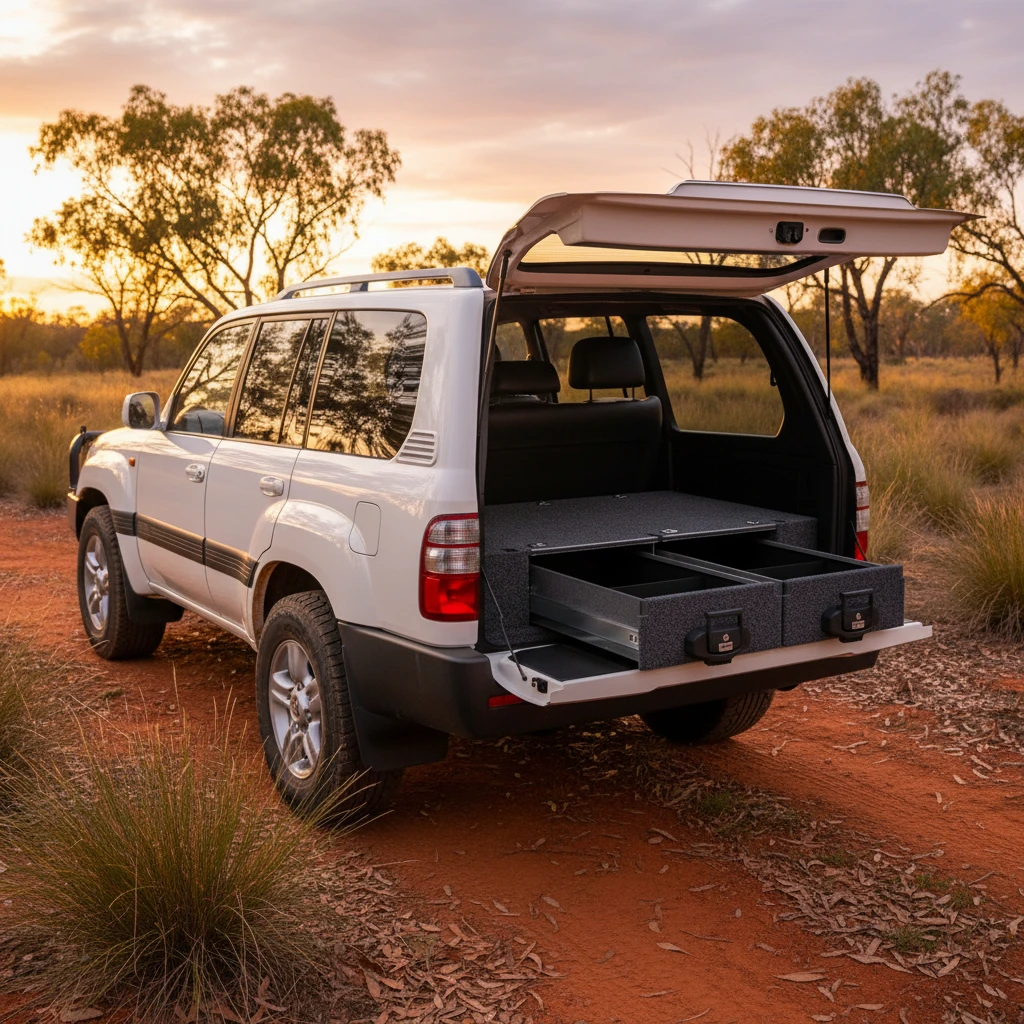 Drawer System Suitable For Toyota Landcruiser 100 Series GXL Wagon 08/2002-11/2007