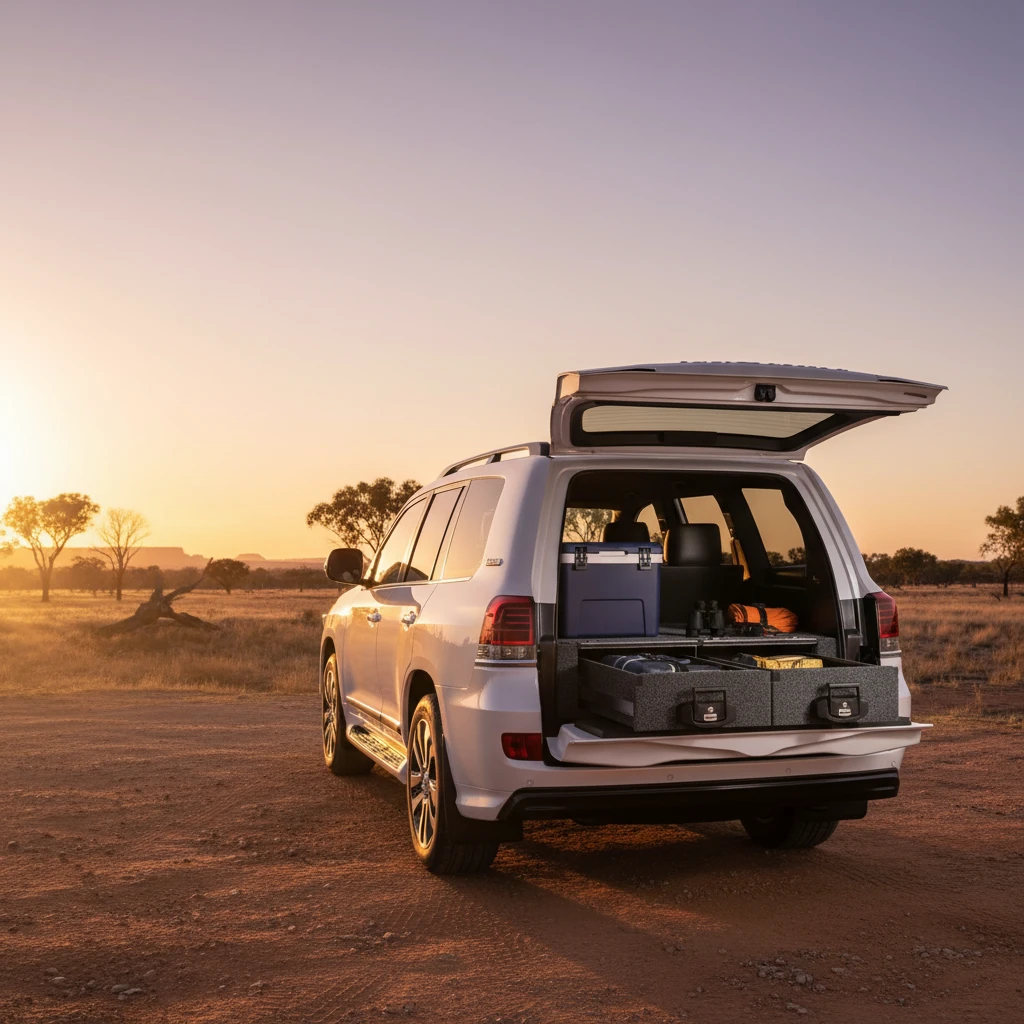 Drawer System Suitable For Toyota Landcruiser 200 Series Sahara Wagon 12/2007-10/2021