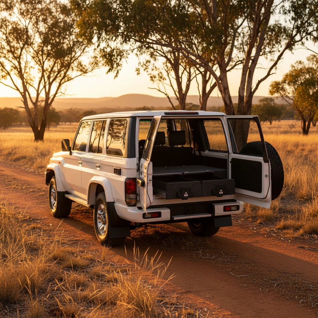 Drawer System Suitable For Toyota Landcruiser 70 Series 76 Wagon 04/2021-08/2022